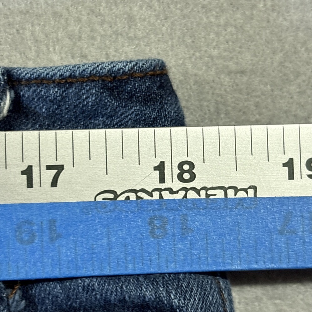 Smith's Dungarees Jeans Womens Sz 16w Blue Mid-Rise Bootcut Stretch Denim Jeans - Picture 7 of 9